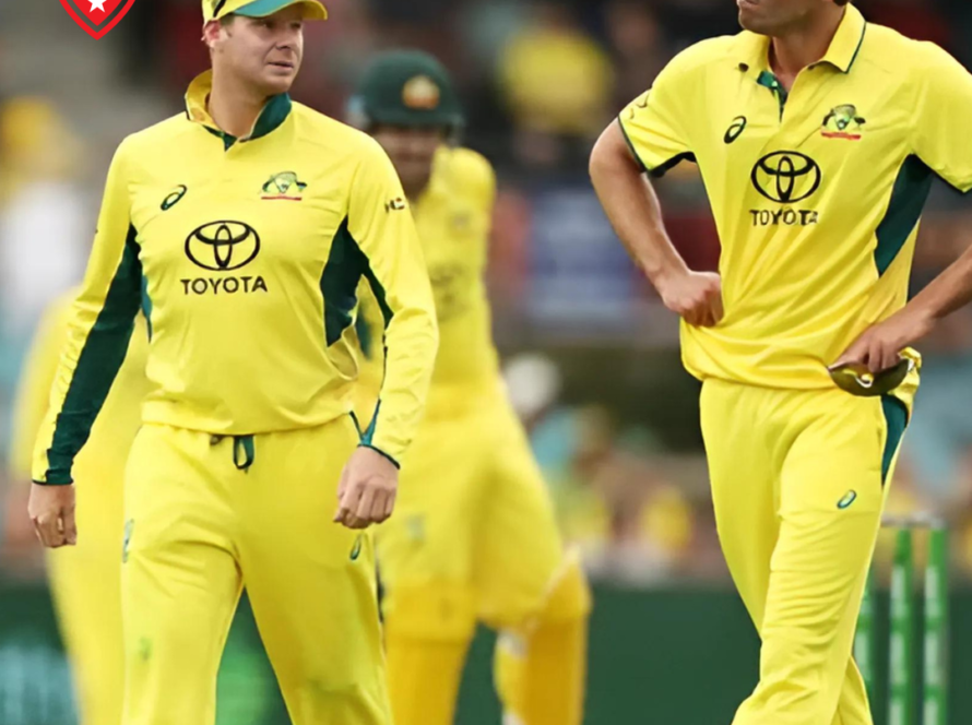 Lance Morris delivering a ball during a cricket match.