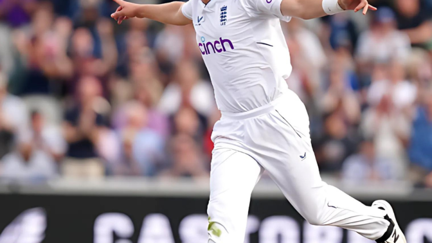 Ollie Robinson celebrates during a T20 Blast match for Success