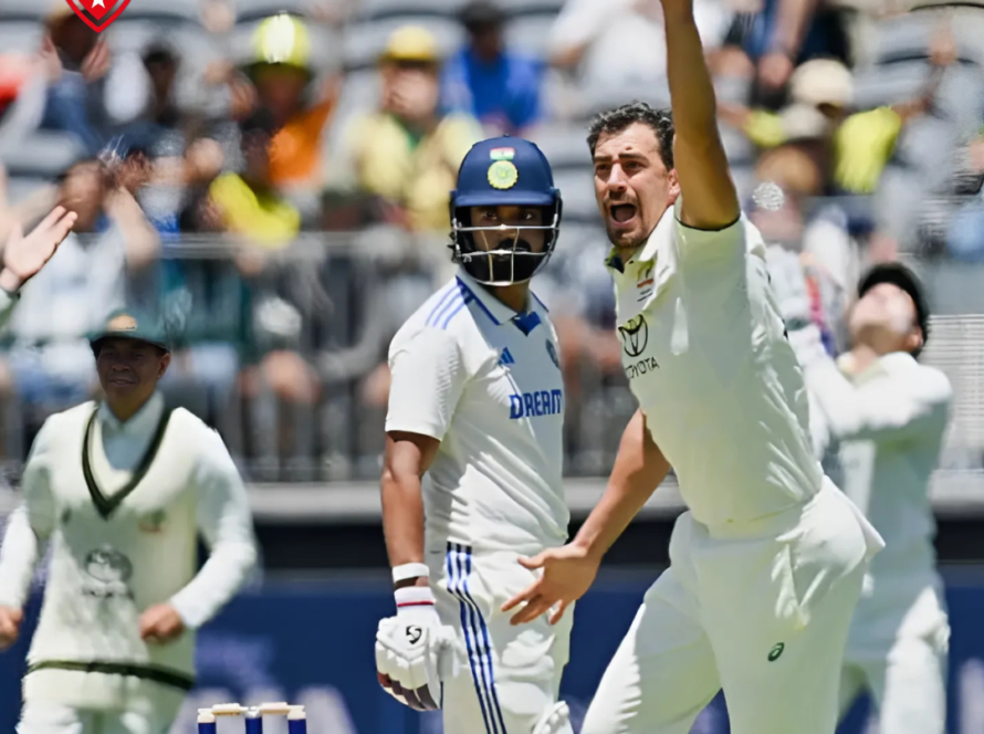 KL Rahul leaving the field after a controversial DRS decision.